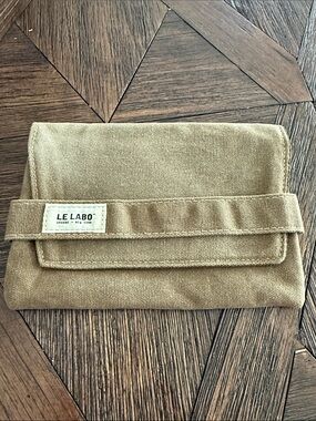 Le Labo x Singapore Airlines Business Class Travel Pouch Khaki Waxed Canvas